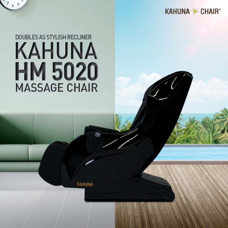 Slender Style SL-Track with heating therapy Kahuna Massage Chair, HM-5020 Black