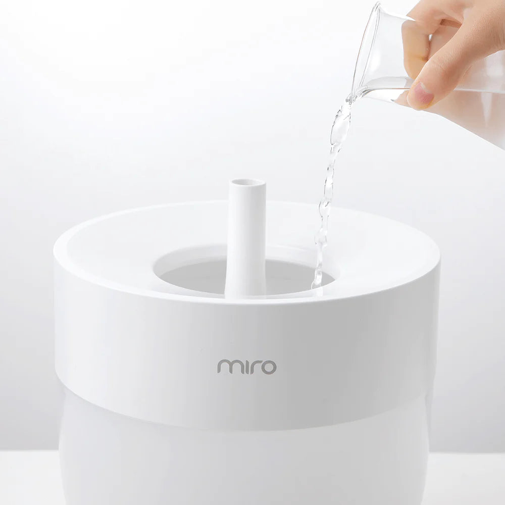 Miro NR Max Humidifier - Cleanest, Tabletop Humidifier for Large Rooms, Living Rooms, Bedrooms - Perfect Nursery Humidifier