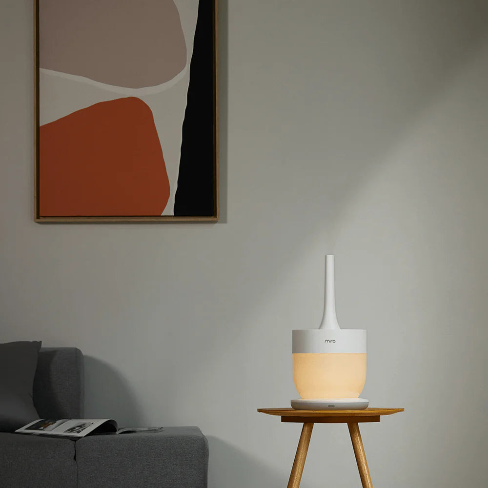 Miro NR Max Humidifier - Cleanest, Tabletop Humidifier for Large Rooms, Living Rooms, Bedrooms - Perfect Nursery Humidifier